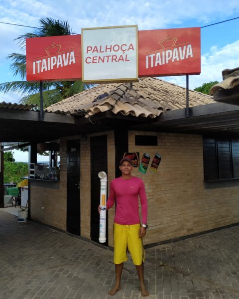 instalação do coletor de bituca
